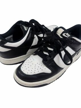 Nike Dunk Low Panda Black White Youth Sneakers Size 6.5 Style CW1590-100